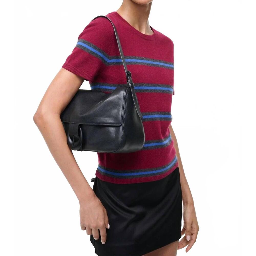 NEW STAUD women's medium harlow shoulder bag in black - Picture 5 of 7